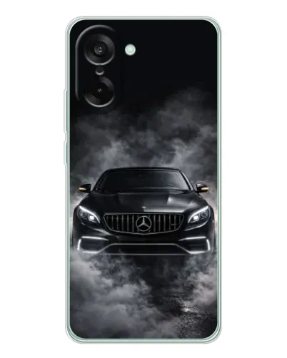 Чехол для OnePlus Nord CE 5 с картинкой «Mercedes в дыму»