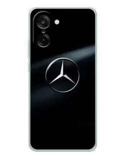Чехол для OnePlus Nord CE 5 с картинкой «Mercedes на металле»