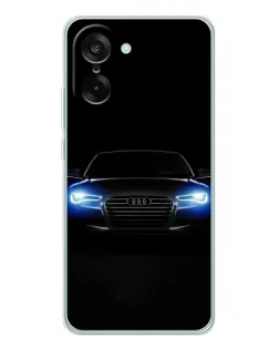 Чехол для OnePlus Nord CE 5 с картинкой «Audi в неоне»