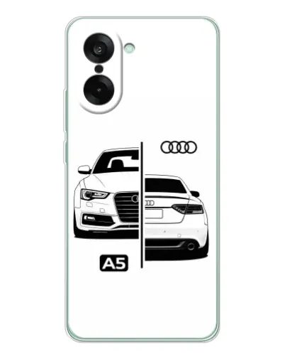 Чехол для OnePlus Nord CE 5 с картинкой «Audi — контрастный дизайн» Чехол для OnePlus Nord CE 5 с картинкой «Audi — контрастный дизайн»