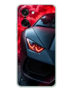 Чехол для OnePlus Nord CE 5 с картинкой «Lamborghini красное сияние»
