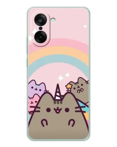 Чехол для OnePlus Nord CE 5 с картинкой «Единорог Pusheen»