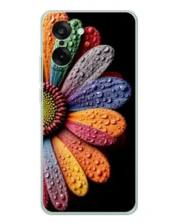 Чехол для OnePlus Nord CE 5 с картинкой «Радужный цветок» Чехол для OnePlus Nord CE 5 с картинкой «Радужный цветок»