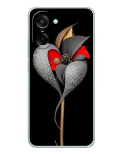 Чехол для OnePlus Nord CE 5 с картинкой «Серебряный фантазийный цветок» Чехол для OnePlus Nord CE 5 с картинкой «Серебряный фантазийный цветок»