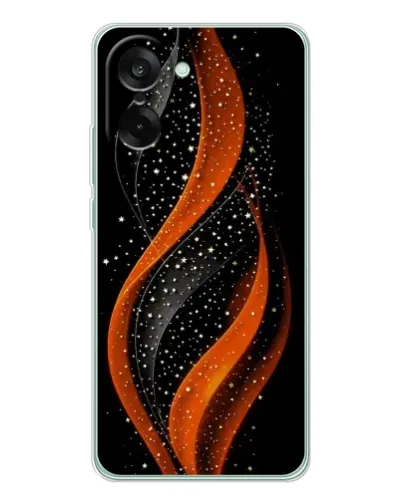 Чехол для OnePlus Nord CE 5 с картинкой «Огненная звездная волна»