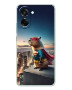 Чехол для OnePlus Nord CE 5 с картинкой «Капи-мен супергерой»