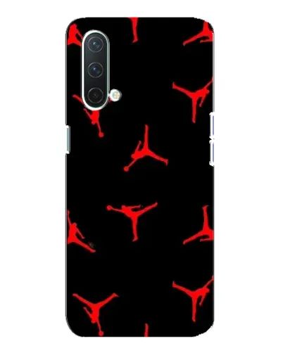 Чехол для OnePlus Nord CE 5G с картинкой «Jordan Red Pattern»