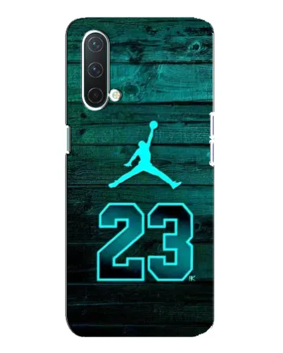 Чехол для OnePlus Nord CE 5G с картинкой «Jordan Cyan 23»