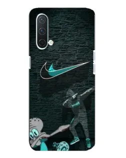 Чехол для OnePlus Nord CE 5G с картинкой «Спортивный арт Nike»