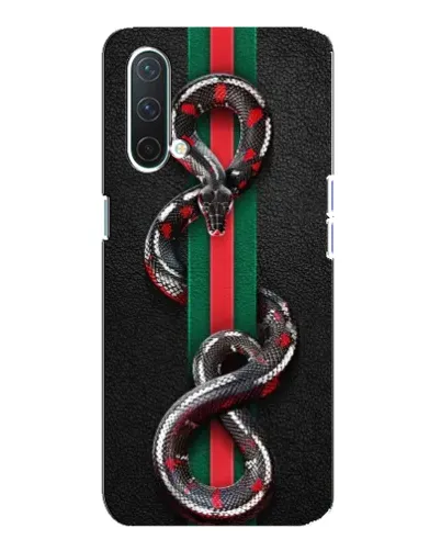 Чехол для OnePlus Nord CE 5G с картинкой «Gucci — змея на полосе» Чехол для OnePlus Nord CE 5G с картинкой «Gucci — змея на полосе»