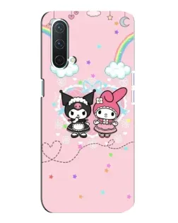Чехол для OnePlus Nord CE 5G с картинкой «My Melody и Kuromi» Чехол для OnePlus Nord CE 5G с картинкой «My Melody и Kuromi»