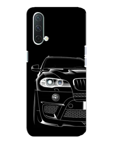 Чехол для OnePlus Nord CE 5G с картинкой «Темный силуэт BMW»