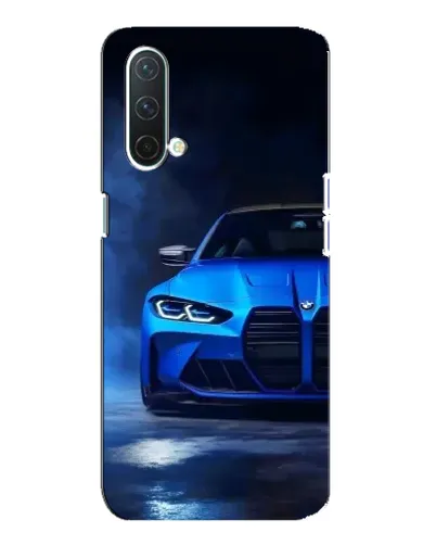 Чехол для OnePlus Nord CE 5G с картинкой «Голубая BMW M4»