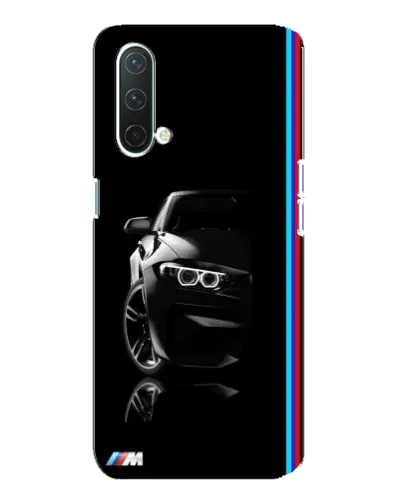 Чехол для OnePlus Nord CE 5G с картинкой «Силуэт BMW в темноте»