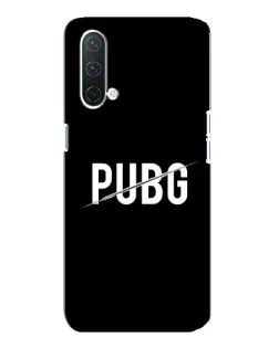 Чехол для OnePlus Nord CE 5G с картинкой «PUBG — белый логотип»
