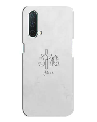 Чехол для OnePlus Nord CE 5G с картинкой «Иоанна 3:16 Крест»