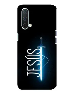 Чехол для OnePlus Nord CE 5G с картинкой «Меч Духа Jesus»
