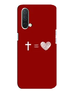 Чохол для OnePlus Nord CE 5G з картинкою «Рівняння любові» Чохол для OnePlus Nord CE 5G з картинкою «Рівняння любові»