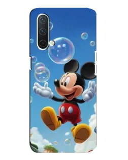 Чехол для OnePlus Nord CE 5G с картинкой «Mickey и мыльные пузыри»