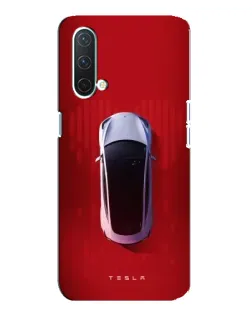 Чехол для OnePlus Nord CE 5G с картинкой «Tesla Top View» Чехол для OnePlus Nord CE 5G с картинкой «Tesla Top View»