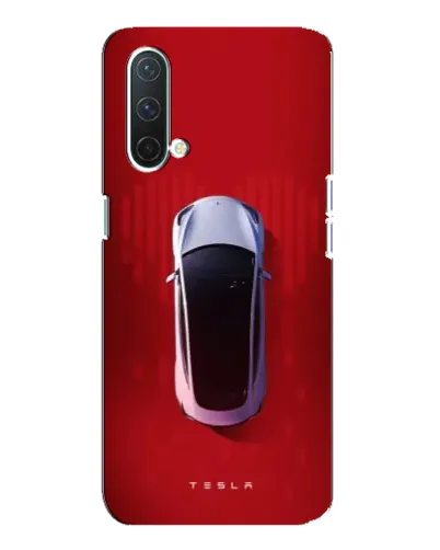 Чехол для OnePlus Nord CE 5G с картинкой «Tesla Top View»