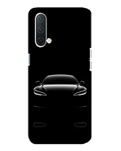 Чехол для OnePlus Nord CE 5G с картинкой «Силуэт Tesla Night»