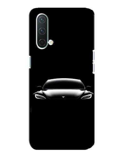 Чехол для OnePlus Nord CE 5G с картинкой «Фары Tesla Night»