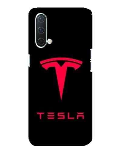 Чехол для OnePlus Nord CE 5G с картинкой «Tesla Red Logo»
