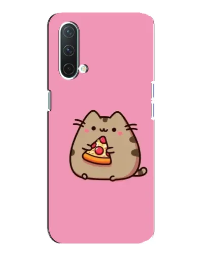 Чехол для OnePlus Nord CE 5G с картинкой «Пушин с пиццей»