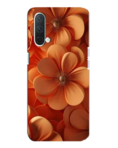 Чохол для OnePlus Nord CE 5G з картинкою «Помаранчева макро квітка»