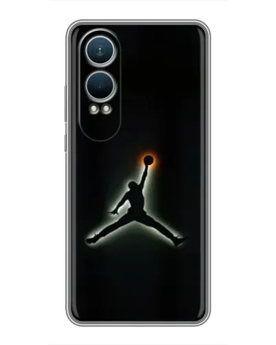 Чехол для OnePlus Nord CE4 Lite с картинкой «Jordan Gradient Logo»