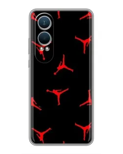Чехол для OnePlus Nord CE4 Lite с картинкой «Jordan Red Pattern» Чехол для OnePlus Nord CE4 Lite с картинкой «Jordan Red Pattern»