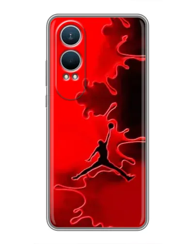 Чехол для OnePlus Nord CE4 Lite с картинкой «Jordan Red Smoke»