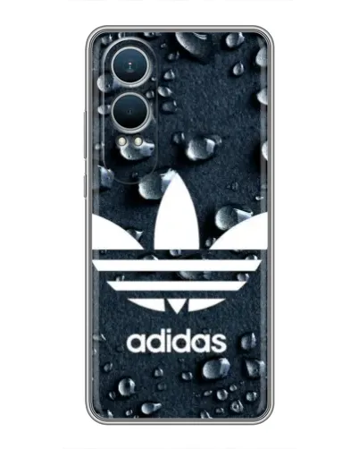 Чехол для OnePlus Nord CE4 Lite с картинкой «Adidas Trefoil Blue»