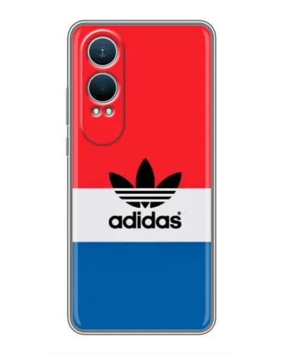 Чехол для OnePlus Nord CE4 Lite с картинкой «Ретро блоки Adidas»