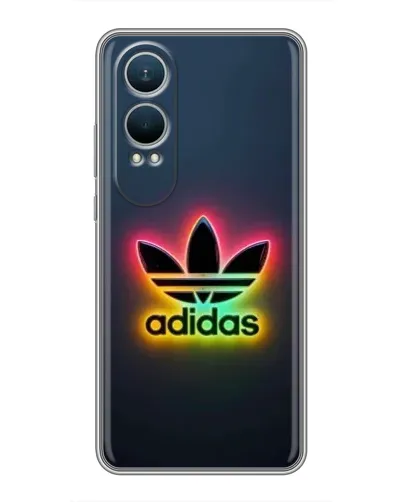 Чехол для OnePlus Nord CE4 Lite с картинкой «Неоновый Adidas»