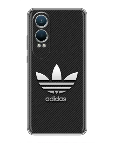 Чехол для OnePlus Nord CE4 Lite с картинкой «Adidas Карбоновая текстура»