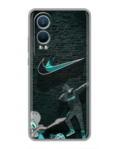 Чехол для OnePlus Nord CE4 Lite с картинкой «Спортивный арт Nike»