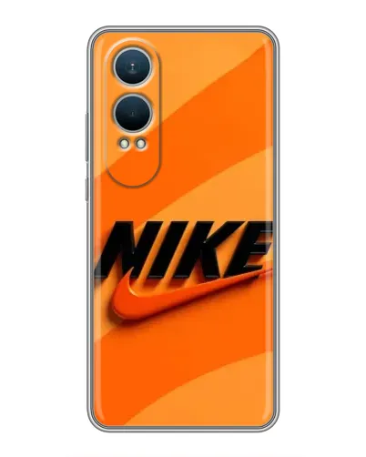 Чехол для OnePlus Nord CE4 Lite с картинкой «Оранжевый драйв Nike»
