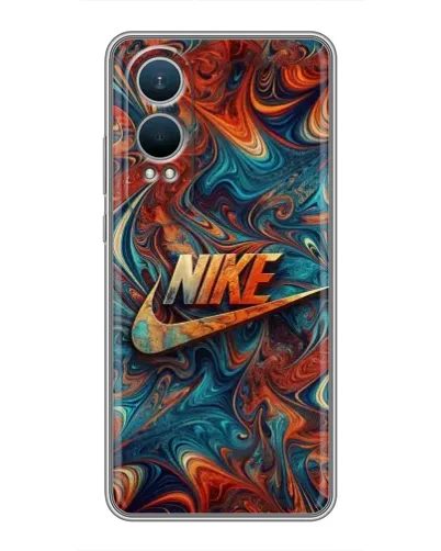 Чехол для OnePlus Nord CE4 Lite с картинкой «Nike в абстракции»