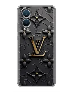Чехол для OnePlus Nord CE4 Lite с картинкой «Кожаная текстура LV»