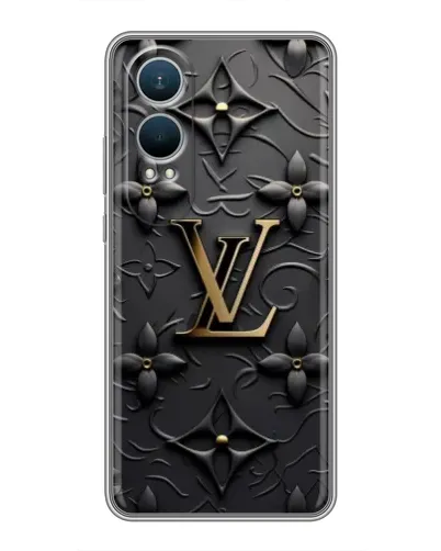 Чехол для OnePlus Nord CE4 Lite с картинкой «Кожаная текстура LV»