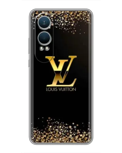 Чехол для OnePlus Nord CE4 Lite с картинкой «LV — золотые искры»