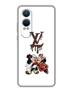 Чехол для OnePlus Nord CE4 Lite с картинкой «LV и Микки Маус»