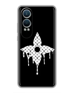 Чехол для OnePlus Nord CE4 Lite с картинкой «Цветочная монограмма»