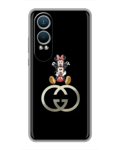 Чехол для OnePlus Nord CE4 Lite с картинкой «Минни Маус на лого» Чехол для OnePlus Nord CE4 Lite с картинкой «Минни Маус на лого»