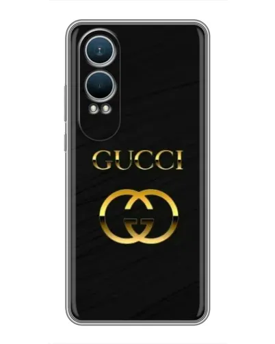 Чехол для OnePlus Nord CE4 Lite с картинкой «Золотой логотип Gucci» Чехол для OnePlus Nord CE4 Lite с картинкой «Золотой логотип Gucci»