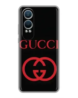 Чехол для OnePlus Nord CE4 Lite с картинкой «Gucci — красный логотип» Чехол для OnePlus Nord CE4 Lite с картинкой «Gucci — красный логотип»