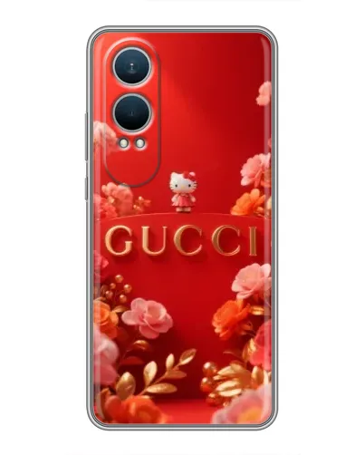 Чехол для OnePlus Nord CE4 Lite с картинкой «Gucci — золотой сад» Чехол для OnePlus Nord CE4 Lite с картинкой «Gucci — золотой сад»