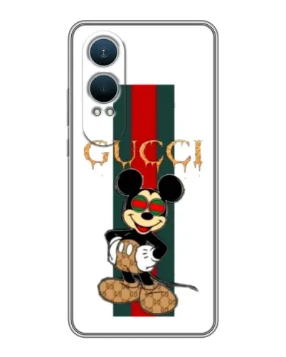 Чехол для OnePlus Nord CE4 Lite с картинкой «Микки Маус Gucci — полосы» Чехол для OnePlus Nord CE4 Lite с картинкой «Микки Маус Gucci — полосы»